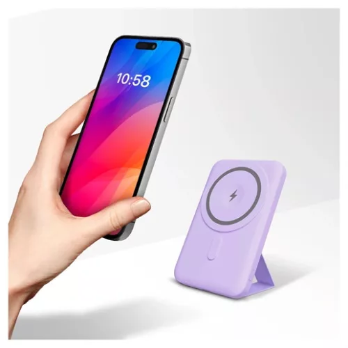 Yenkee YPB501PE powerbank 5000mah magsafe lila