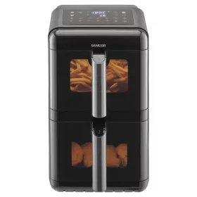 Sencor SFR 1250BK forrólevegős sütő dupla 2 x 5,8 l