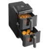 Sencor SFR 1250BK forrólevegős sütő dupla 2 x 5,8 l