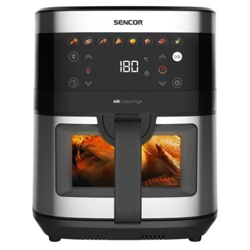 Sencor SFR 9000SS forrólevegős sütő 8 l