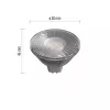 Emos ZQ8434 classic led izzó mr16 gu5.3 4.5w 380lm nw