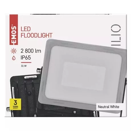 Emos ZS2530 ilio led reflektor 31w 2800lm ip65 nw