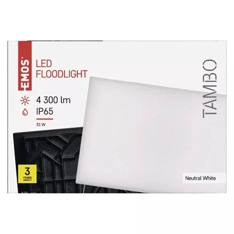 Emos ZS2541 tambo led reflektor 51w 4300lm ip65 nw