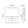 Emos ZS2921 tambo led reflektor 20w 1600lm mozgásérzékelővel ip54 nw