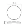 Emos ZM5166 led mennyezeti lámpa exclusive 36w 140-2880lm