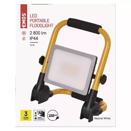 Emos ZS3332 led reflektor hordozható 31w 2800lm ip44 nw