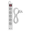 Emos P1523CU hosszabbító 3 m / 5 aljzat / kapcsolós / usb a + c / 1,5 mm2