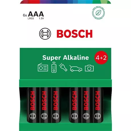Bosch LR03SA6B/00 elem super alklaline aaa 6-bliszter