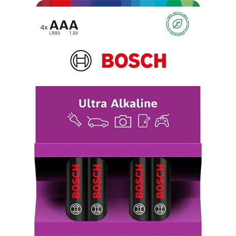 Bosch LR03UA4B/00 elem ultra alkaline aaa 4-bliszter