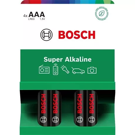 Bosch LR03SA4B/00 elem super alklaline aaa 4-bliszter