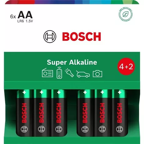 Bosch LR6SA6B/00 elem super alklaline aa 6-bliszter