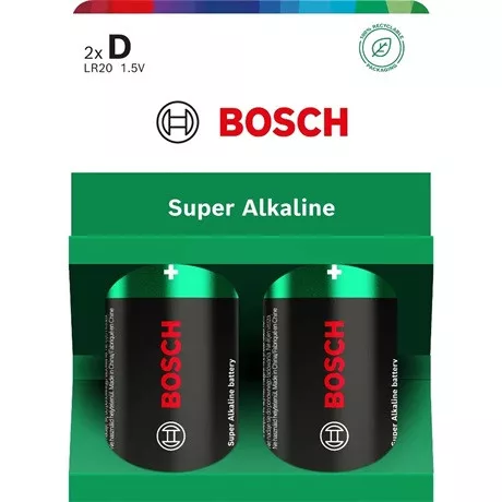 Bosch LR20SA2B/00 elem super alkaline d 2-bliszter