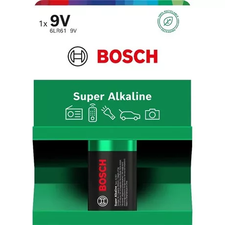 Bosch 6LR61SA1B/00 elem super alkaline 9v 1bliszter