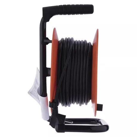 Emos P19515 kábeldob 15 m / 4 aljzat / fekete / pvc / 230 v / 1 mm2