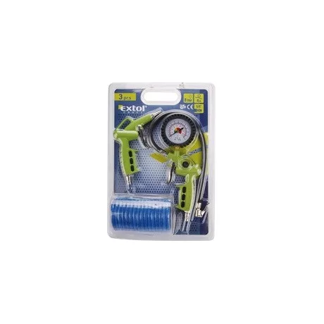 Extol Craft 99302 légkompresszor tartozék szett, 3db, 1/4" gyorscsatlakozó