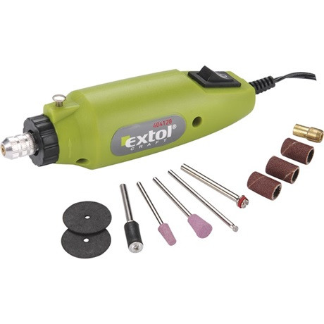 Extol Craft 404120 köszörű és fúrógép, 12v