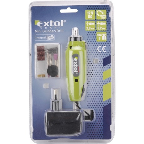 Extol Craft 404120 köszörű és fúrógép, 12v