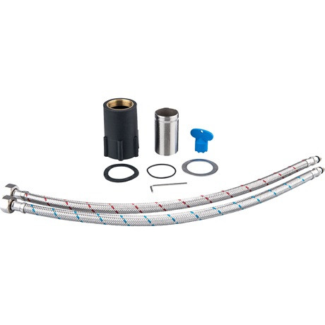 Balletto 81120 mosogató csaptelep hajlékony szilikon kifolyó csővel, 35mm, fekete