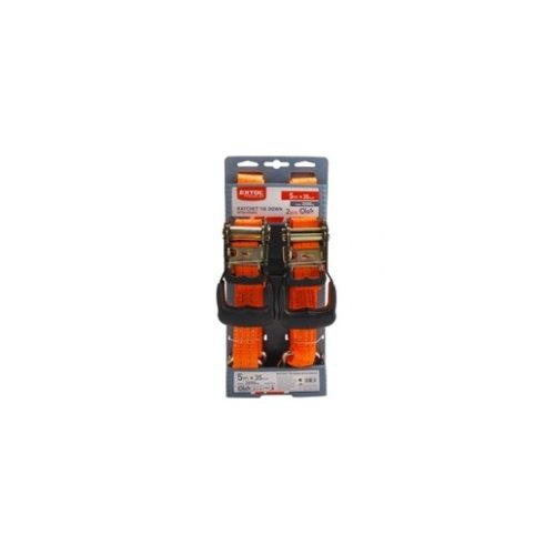 Extol Premium 8861146 rakományrögzítő gurtni, 2db, kampós, max. 2000kg; 5m×35mm
