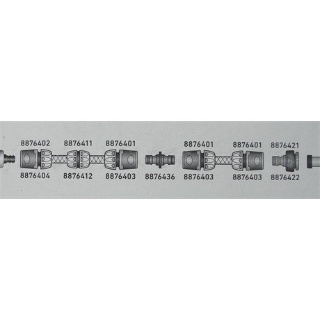 Extol Premium 8876491 locsoló alap szett, 3/4" tömlőhöz