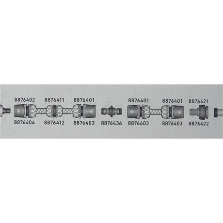 Extol Premium 8876491 locsoló alap szett, 3/4" tömlőhöz