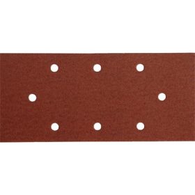   Extol Premium 242060 csiszolópapír, tépőzáras, 93×190 mm, 8 lyukas készlet p60, 10db/cs