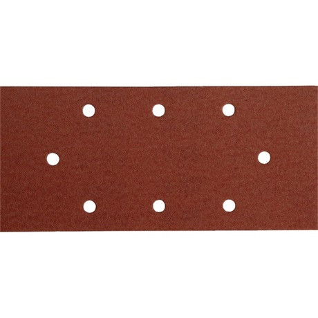 Extol Premium 242060 csiszolópapír, tépőzáras, 93×190 mm, 8 lyukas készlet p60, 10db/cs