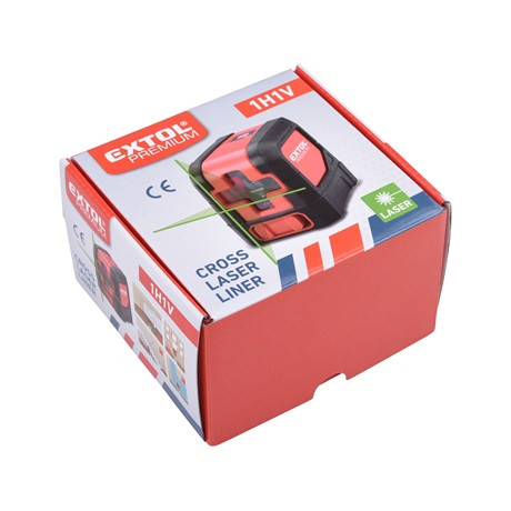 Extol Premium 8823306 lézeres vízszintező, zöld, 1h1v