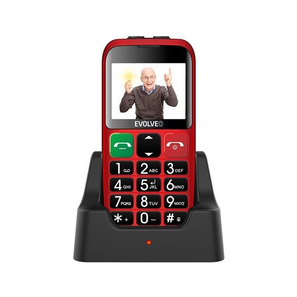 Evolveo EASYPHONE EB (EP850) RED mobiltelefon