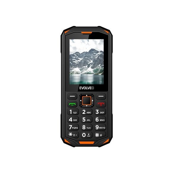 Evolveo STRONGPHONE X5 BLACK/ORANGE mobiltelefon