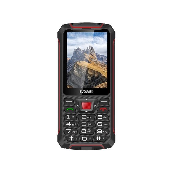 Evolveo STRONGPHONE W4  BLACK/RED mobiltelefon