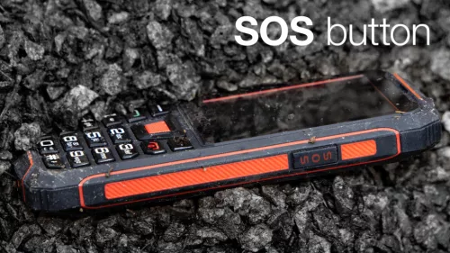 Evolveo STRONGPHONE W4  BLACK/RED mobiltelefon