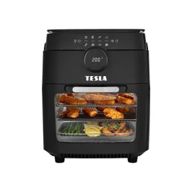   TESLA AirCook & Grill QG800 WiFi többfunkciós digitális forró levegős sütő applikációval