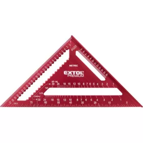   Extol Premium 8825101 asztalos derékszög, 300 mm, alu, mm beosztás, 0-90° ferde beosztás