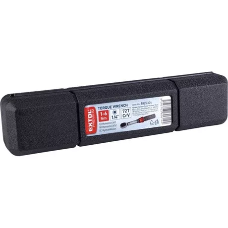 Extol Premium 8825304 nyomatékkulcs, 1/4", 1-6 nm