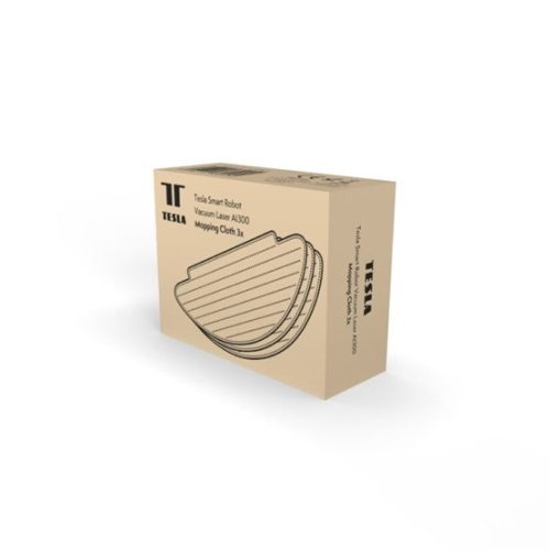 TESLA Smart Robot Vacuum Laser AI300 Plus Mopping Cloth 3x