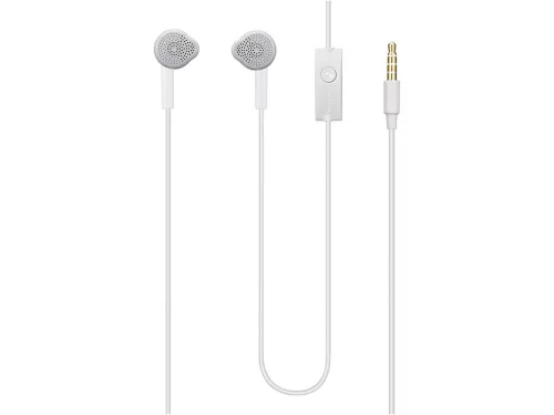 Samsung gyári sztereó felvevős fülhallgató - EHS61ASFWE - 3,5 mm jack - fehér (ECO csomagolás)