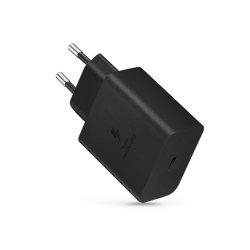   Samsung gyári USB hálózati töltő adapter Type-C bemenettel - 45W - EP-TA845XBEG PD.3.0 Super Fast Charging 2.0 - fekete (ECO csomagolás)