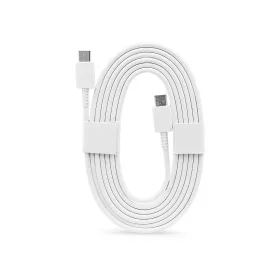   Samsung gyári USB Type-C - USB Type-C adat- és töltőkábel 180 cm-es vezetékkel -3A - EP-DW767JWE - fehér (ECO csomagolás)