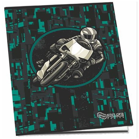 Pulse 220245 füzet, tűzött, A5 vonalas, 52 lap