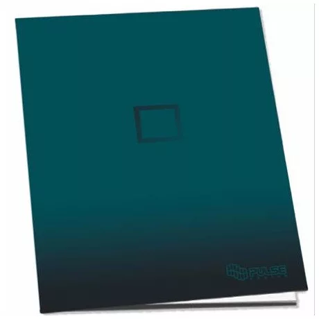 Pulse 222175 füzet, tűzött, A5 kockás, 52 lap