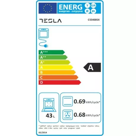 Tesla CV5400SX tűzhely kerámialapos