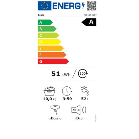 Tesla WF101460T mosógép elöltöltős 10 kg