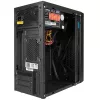 Everest Számítógépház -  BLAZON (200W táp; RGB; fekete; plexi; ATX; 1x80mm; 2xUSB2.0)