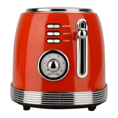 Zilan ZLN7040 Retro kenyérpirító - 850W - piros