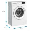 Beko WUE8726XST mosógép elöltöltős