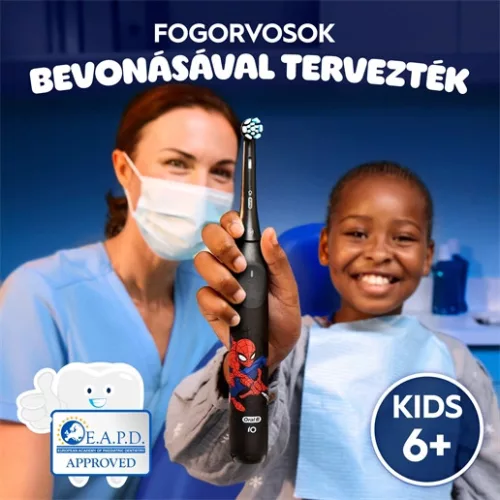Oral-b IO KIDS SPIDERMAN 10PO010477 gyerek fogkefe + útitok