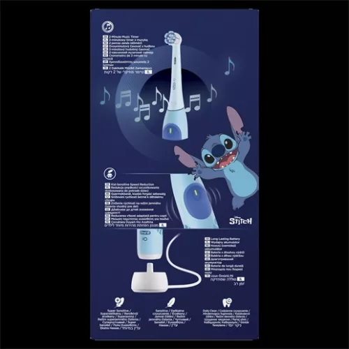 Oral-b IO KIDS STITCH 10PO010479 gyerek fogkefe + útitok