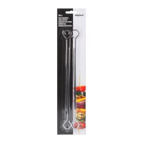 Grill nyárs - fém - 24 cm - 4 db / csomag (56289B)