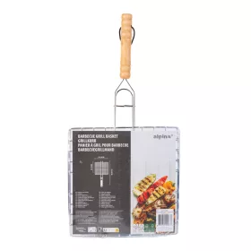 Grill hússütő - fa nyéllel - 20 x 20 cm (56300E)